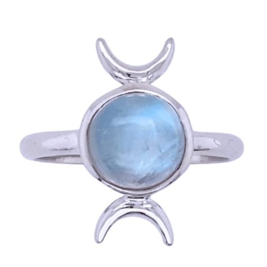 Moonstone Moon Goddess Magic Hour Ring jewelry vendors wholesale sterling