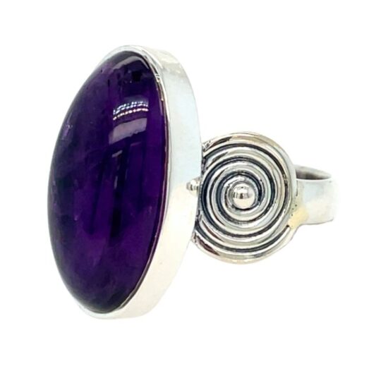 Amethyst Soul Evolution Ring bohemian jewelry bulk jewelry