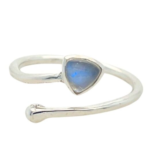 Moonstone Adjustable Wrap Ring natural gemstone wholesale jewelry