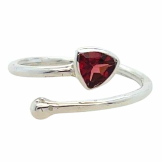 Garnet Adjustable Wrap Ring wholesale exotic gemstone natural jewelry