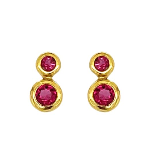 Luxurious Gold Vermeil Stud Earrings wholesale jewelry and accessories suppliers.