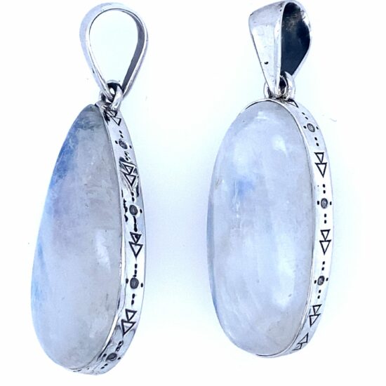 Moonstone Blue Hues Muse Pendant