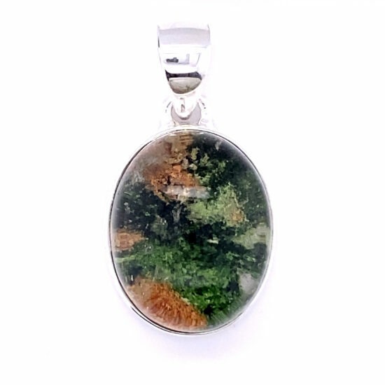 Lodolite Shaman's Dreamstone Forest Pendant wholesale genuine gemstone jewelry