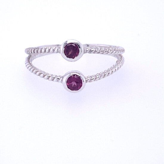 Garnet Inspire Ring sterling silver 925 vendor direct