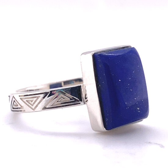 Lapis Stellar Rectangle Ring crystal jewelry wholesalers crystal gemstones