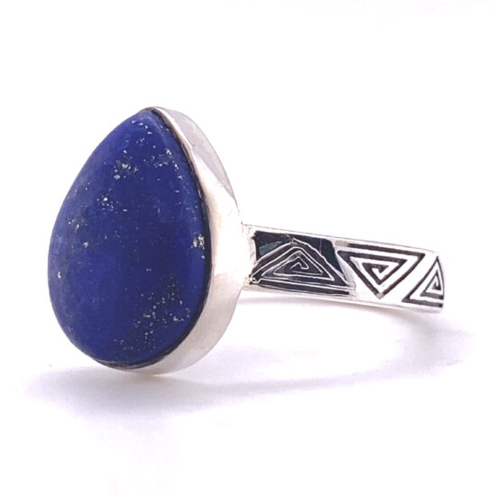 Lapis Stellar Raindrop Ring buy wholesale jewelry sterling silver