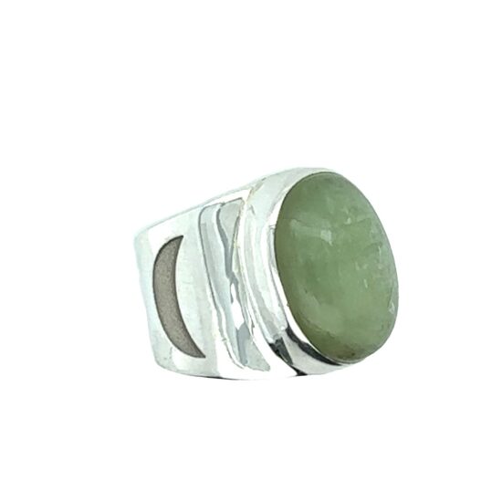 Green Kyanite Moonbeam Unisex Ring jewelry vendors near me new age